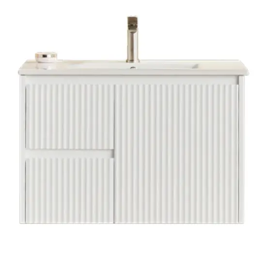TOCADOR PVC CON FRENTE ONDULADO DE 30"