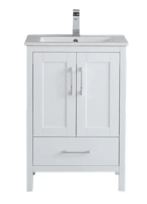 PVC Vanity with legs 24''
