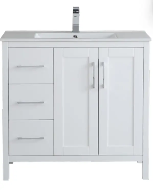 PVC Vanity with legs 36''