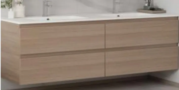 Wallmount PVC Vanity 48''