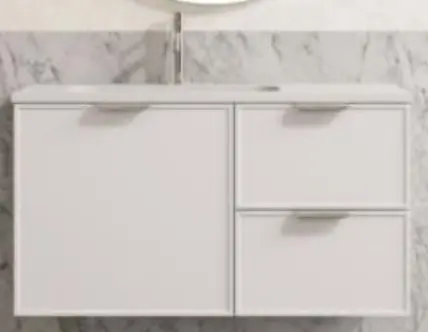 Wallmount PVC Vanity 30''