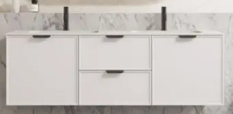 Wallmount PVC Vanity 60'' 