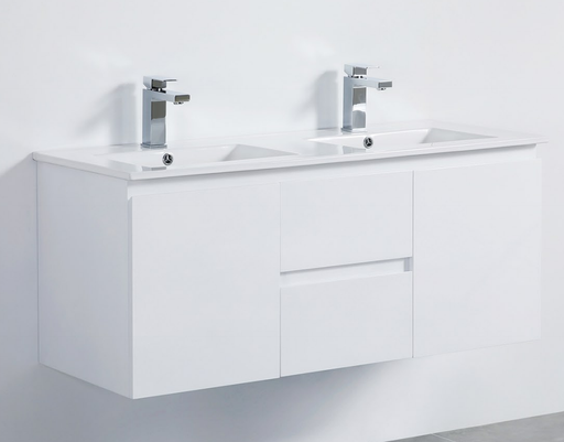 [PFF1200-WH] Wallmount PVC Vanity 48''