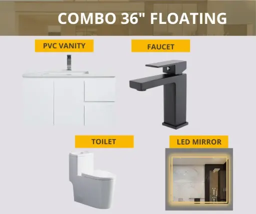 Combo 36 inches floating